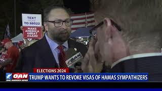 Trump Wants To Revoke Visas Of Hamas Sympathizers [upl. by Jem]