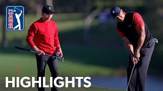 Tiger and Charlie Woods’ best shots from PNC Championship  2022 [upl. by Braynard]