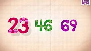 Learn Number 69 in English amp Counting Math by Endless Numbers Kids Video [upl. by Siravart]