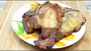 Como hacer Chuletas Fritas al estilo Boricua en Español [upl. by Marcelo599]