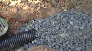 Retaining Wall drainage from Chris Orser Landscaping [upl. by Dinnage]