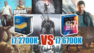 i7 2700K vs i7 6700K in 7 games [upl. by Scarlett]