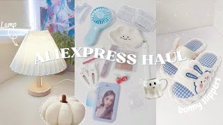 AESTHETIC ALIEXPRESS HAUL 🛒   cute amp useful items  make up organizers decorations and more [upl. by Nnazus]