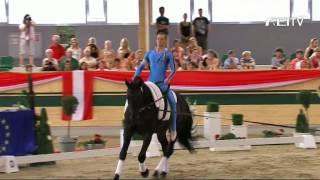 FEI European Vaulting Championships 2013  Male Senior Compulsory 3rd Place  Erik Oese [upl. by Yenolem]