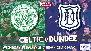 Celtic v Dundee live stream details plus match preview for the midweek Scottish Premiership clash [upl. by Justis]