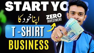 How to Start Your Own TShirt Business Online for Free Make 8000Month From Home [upl. by Adnarim817]