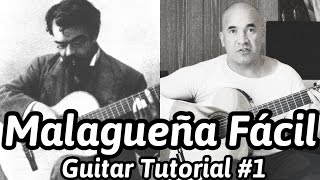 Malagueña  Francisco Tárrega  Classical Guitar Tutorial 1 of 2  NBN Guitar [upl. by Trixie]