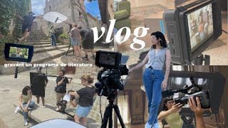 gravant un programa de literatura  per a 3cat vlog [upl. by Cartwell]