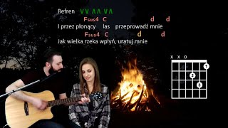 Kwiat Jabłoni quotWodymidajquot PROSTE CHWYTY JAK ZAGRAĆ NA GITARZE  tekst  WŚ113 [upl. by Niram]