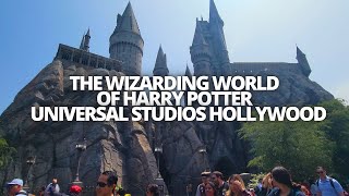 Exploring The Wizarding World of Harry Potter in Universal Studios Hollywood Walking Tour wizard [upl. by Pearlstein747]