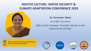 International Conference on Water Security and Climate Adaptation WSCA 2023 at IIT Madras [upl. by Margetts240]