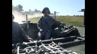 Riding topside on a Stryker M1130 Command Vehicle [upl. by Biel]