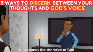 5 WAYS TO DIFFERENTIATE BETWEEN THE VOICE OF GOD AND THE VOICE OF YOUR MIND CHRISTIAN ANIMATION [upl. by Hares240]