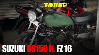 Suzuki GS 150 ft FZ16 Engine ki New Wiring 🔥 [upl. by Llednohs]