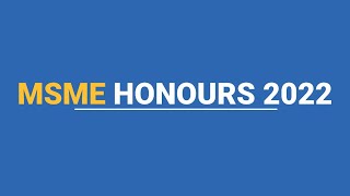 Celebrating the AweSME Winners  MSME Honours 22 [upl. by Mellisent367]