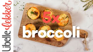 5x recepten met broccoli met vlees vis of kaas [upl. by Assyli192]