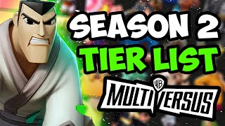 MultiVersus OFFICIAL Season 2 Tier List Not Too Early [upl. by Atileda]