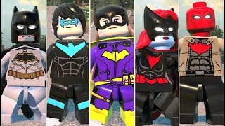 All Bat Family Characters and Vehicles in LEGO DC SuperVillains [upl. by Latoya]