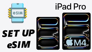 How To Add eSIM On M4 iPad Pro [upl. by Birch643]