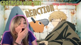 Chainsaw Man 1x01 quotDog and Chainsawquot  reaction amp review [upl. by Dwain]