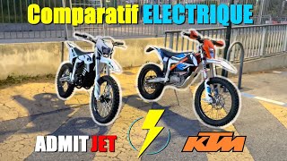 MOTOS ÉLECTRIQUE  AdmitJet Armor TYE ⚡ KTM freeride EXC partie 1 [upl. by Oenire33]