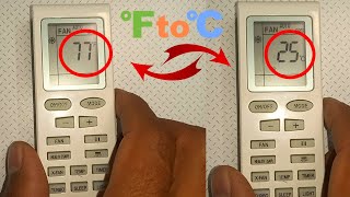 Convert from Fahrenheit to Celsius in an air conditioner [upl. by Asemaj]