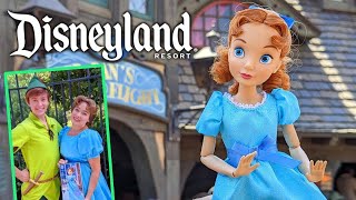 Wendy Darling doll Review in Fantasyland at Disneyland  Unboxing [upl. by Ethelinda810]