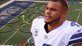 Film Study WHAT A CHOKE Dak Prescott was BAD for the Dallas Cowboys Vs the Green Bay Packers [upl. by Enelyaj]