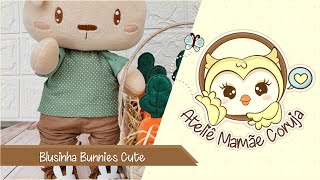 Projeto na Bordadeira  Blusinha Bunnies Cute [upl. by Moran]