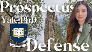 Defending my PhD Prospectus  A Week in the Life of a Yale HistoryAfrican American Studies Student [upl. by Lebazi]