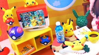 WHAT IS THIS JAPANESE CUTENESS Miniature Pokemon Furniture Rement Unboxing Dollhouse DIY [upl. by Sigvard]