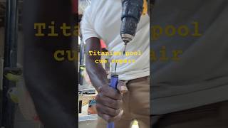 How to repair a titanium pool cue shaft and ferrule Paint and polished Wesdoesit diy billiards [upl. by Marybelle161]