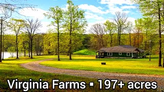 Virginia Farmhouse For Sale  197 acres  Land For Sale in Virginia  Virginia Real Estate For Sale [upl. by Eidahs]