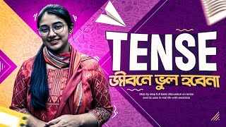 Tense শেখার সহজ উপায়😲  Present Tense  Simple Present Tense  Tense in Bangla  QEC Academy [upl. by Cozza]