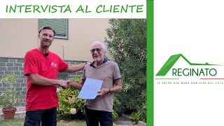 Testimonianza Del Cliente  Rifacimento Tetto da Tegole a Pannelli Coibentati  Fabio Reginato [upl. by Nylsej]