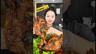 eating two whole goat heads daily chinesecuisine sort mukbang sortedfood yummy eattingshow [upl. by Oigufer]