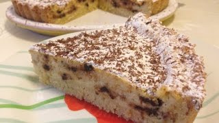 Torta alla ricotta e gocce di cioccolato  intheskywithcupcakes [upl. by Camella420]