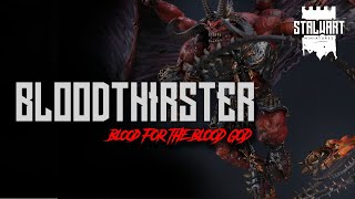 How to paint a Bloodthirster of Khorne  Drybrushing painting fire and molten effects [upl. by Atinel908]