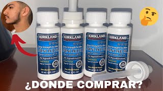 ¿DÓNDE Y CÓMO COMPRAR MINOXIDIL KIRKLAND 🤔 [upl. by Coy449]