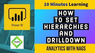 Power BI Tutorial 950  How to set Hierarchies and Drilldown [upl. by Rehpotsrihc666]