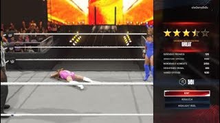 WWE 2K24 Lola Vice Vs Carlee bright [upl. by Tteltrab538]