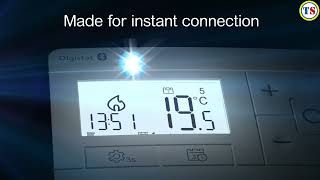 Drayton Digistat  RF902 Installation Heating and Hot Water [upl. by Ollehcram381]