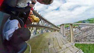 Cú Chulainn horizon leveled front seat onride POV Tayto Park Cu Chulainn Emerald Park [upl. by Letsirhc]