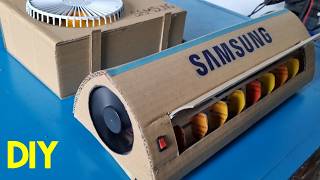 How to make the latest generation air conditioner with cardboard  According to the Samsung model [upl. by Oinotnanauj217]