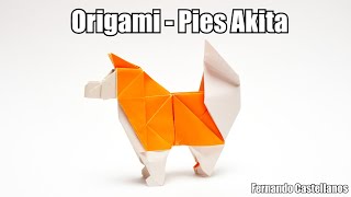 Origami  Pies Akita [upl. by Ttayh]