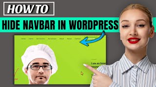 how to Hide Navbar in WordPress 2024  Hide Header Menu from WordPress [upl. by Yramliw]