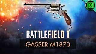 Battlefield 1 Gasser M1870 Review Weapon Guide  BF1 Weapons  Guns  Gasser Revolver Gameplay [upl. by Utley804]