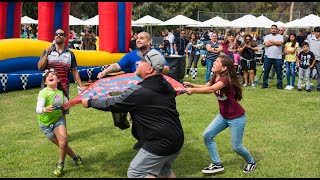 Company BBQ with International Theme amp Olympic Games at Bonelli Park [upl. by Ennobe]