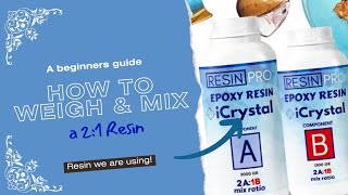 A Beginners Guide to Weighing and Mixing Resin ResinPro resinforbeginners abeginnersguide [upl. by Virgie]