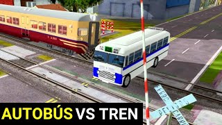 TREN vs OMNIBUS  Tragedia en San Justo  Reconstrucción [upl. by Annauqaj]